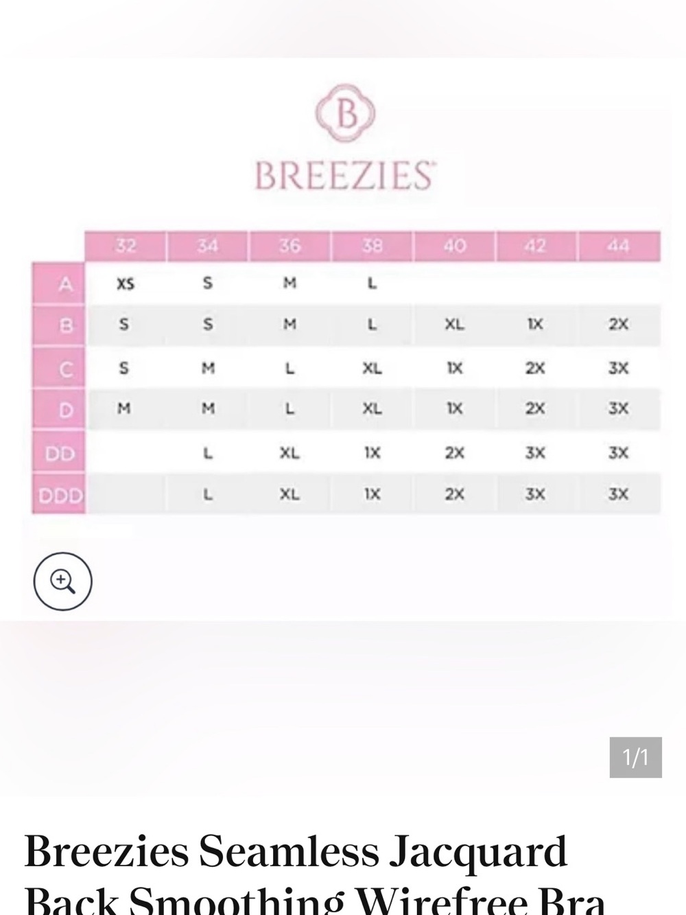 Breezies soft support Lace Trim Bralette Top - White, Nude, Black small - Picture 12 of 13